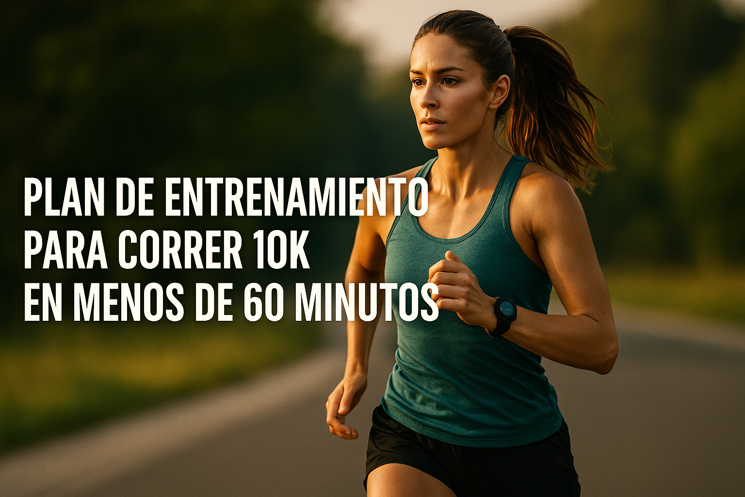 plan entrenamiento 10k menos de 60 minutos