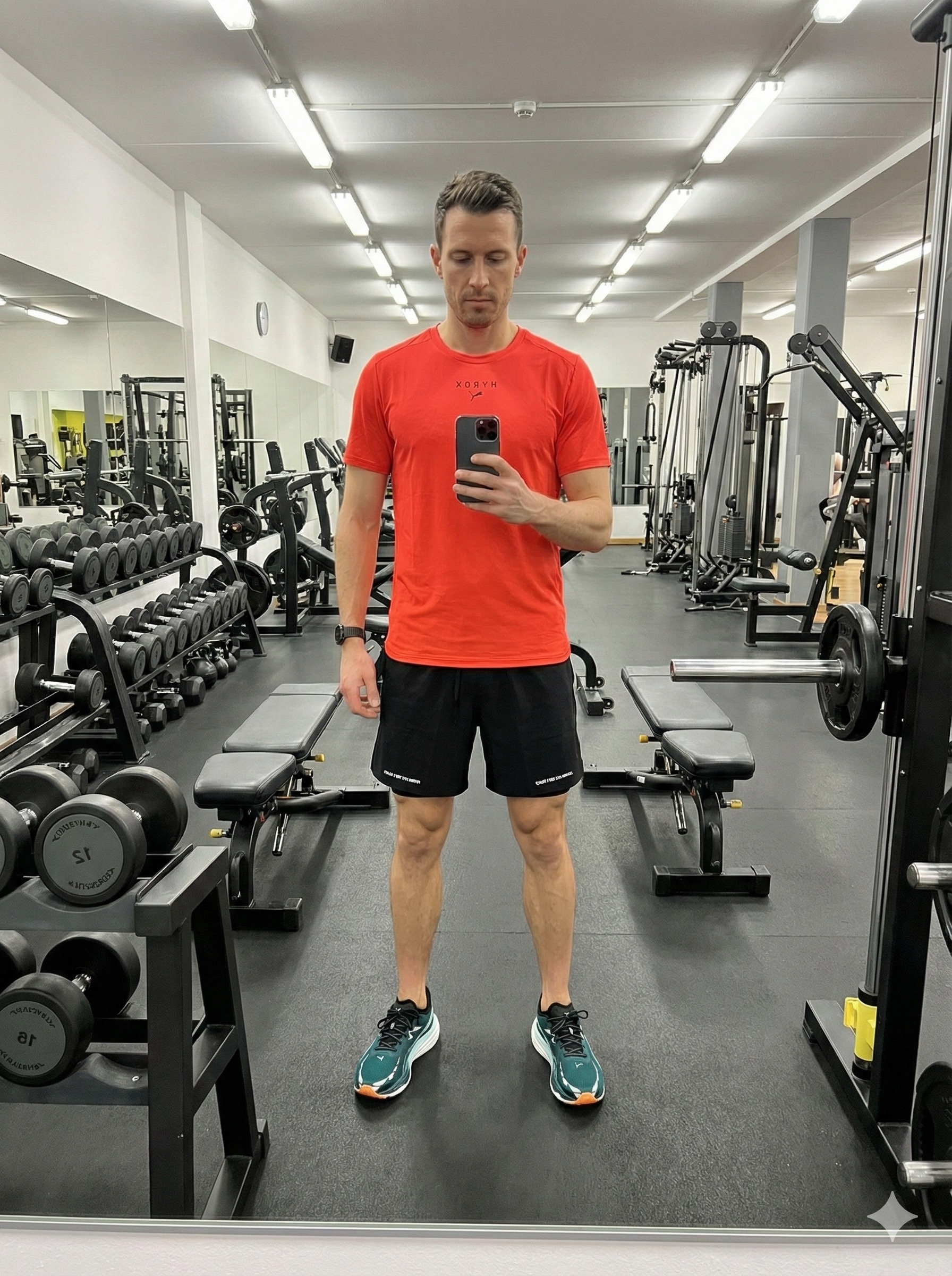 Atleta realizando entrenamiento híbrido Hyrox