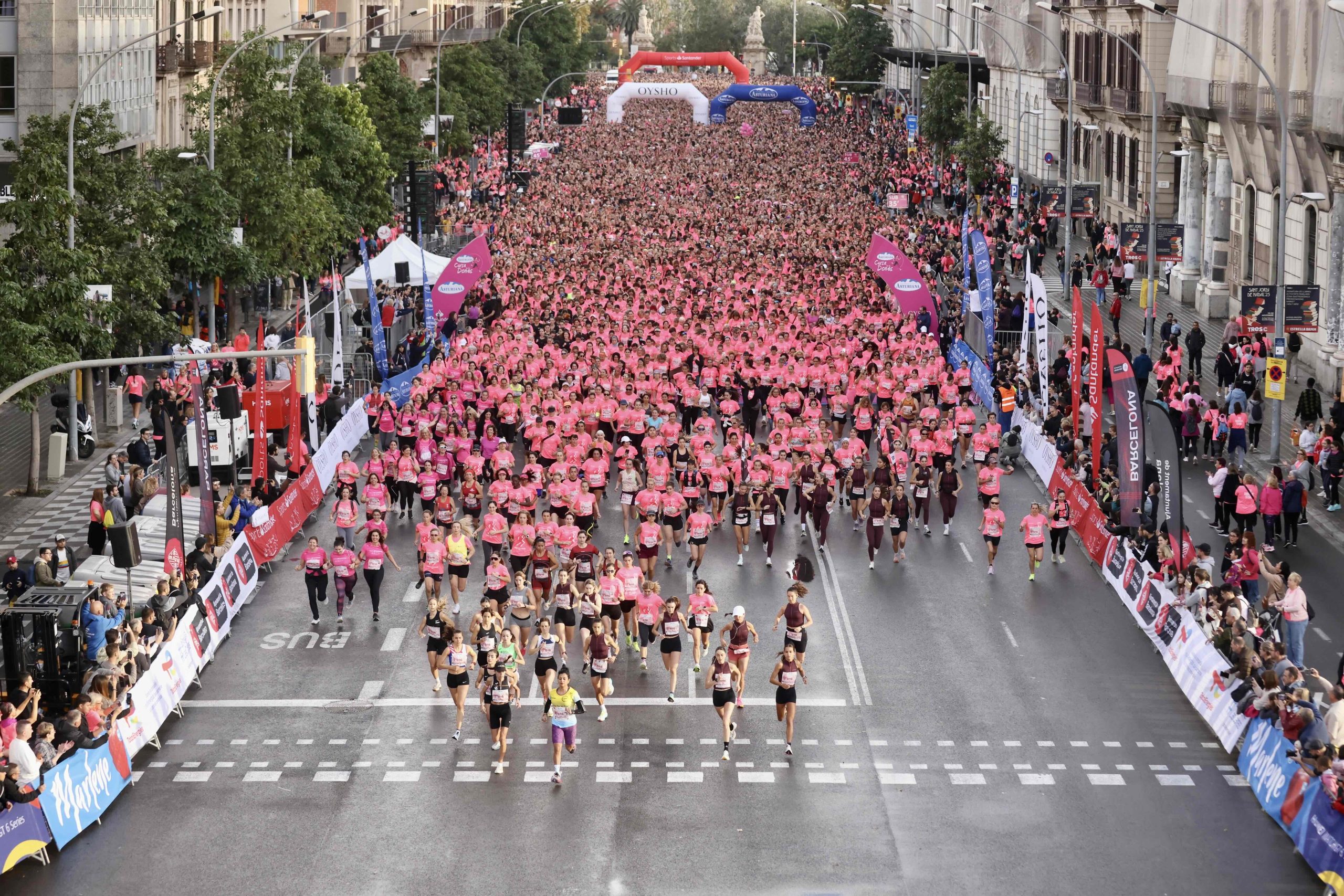 Salida de la Carrera de la Mujer Barcelona 2025