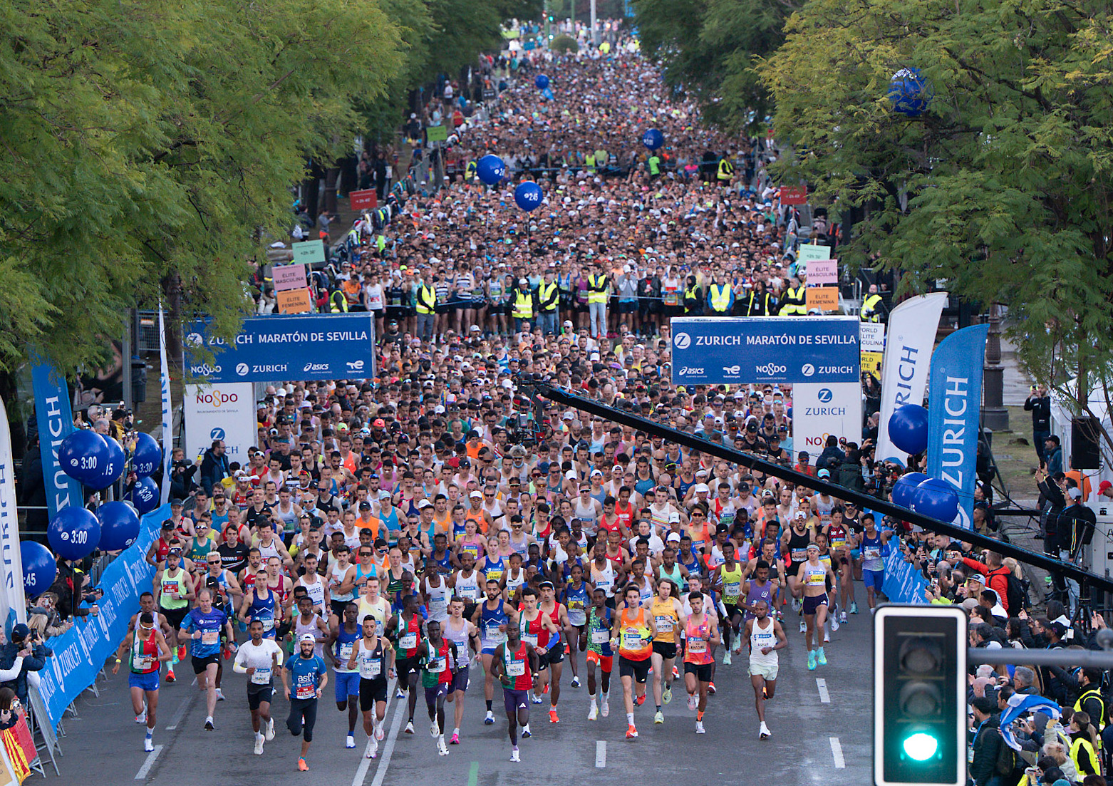 Photo finish en el Maratón de Sevilla 2026