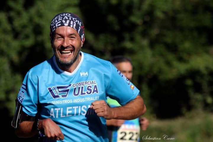 Diego Uña corriendo con parálisis cerebral