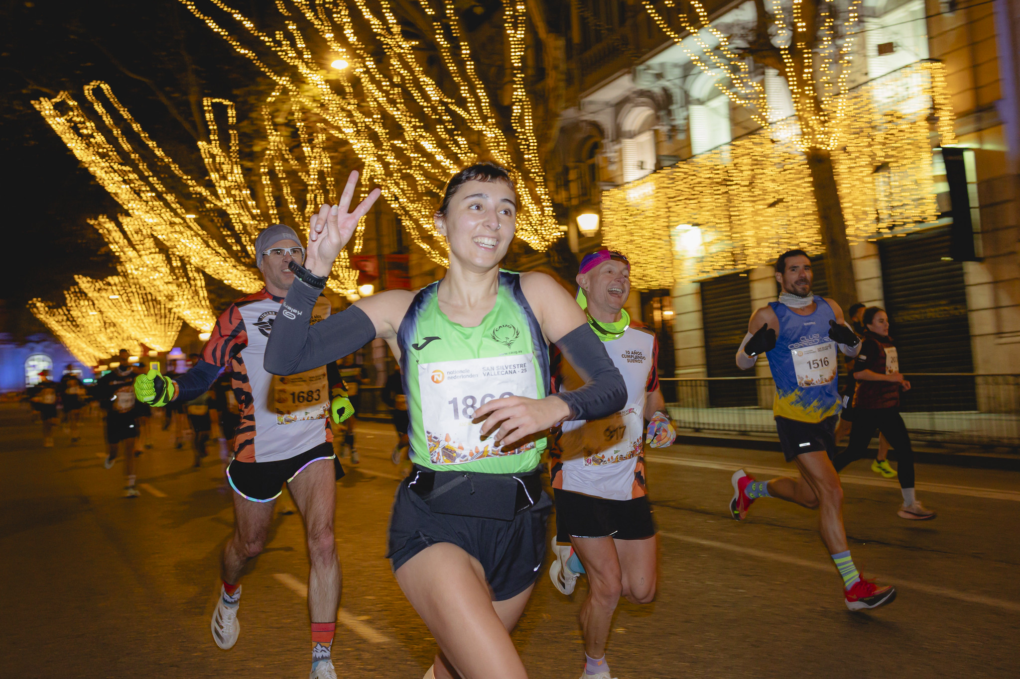 Ambiente de corredores en la Nationale-Nederlanden San Silvestre Vallecana 2026